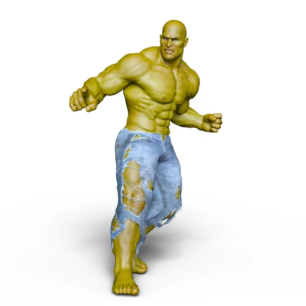 Renderowania 3D cg potwora — Zdjęcie stockowe