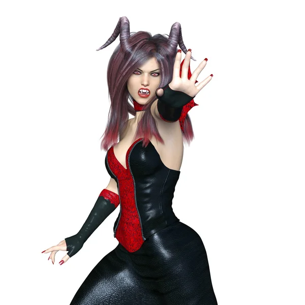 3D CG rendering of a female vampire — Stock Photo, Image