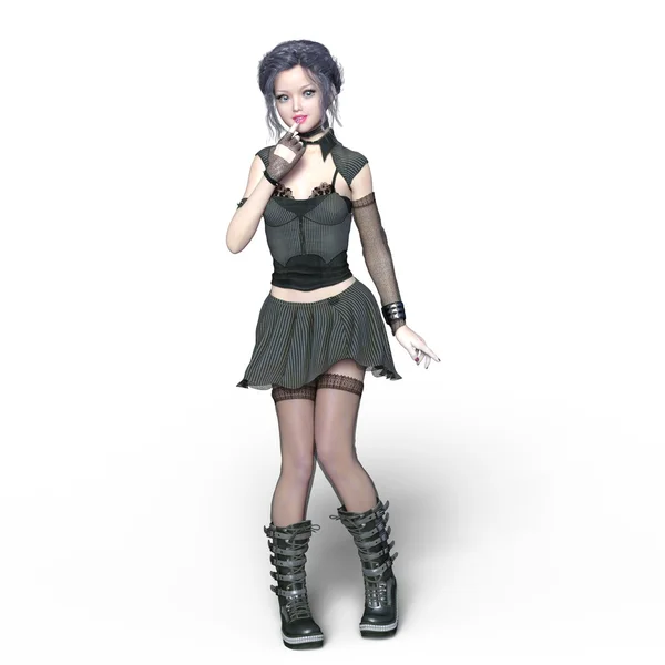 3D-cg rendering van een jonge vrouw — Stockfoto