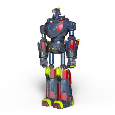 3d cg işleme bir robot