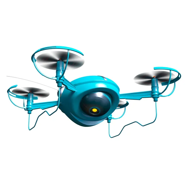 3D-cg-Darstellung einer Drohne — Stockfoto