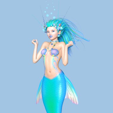 Deniz kızı 3d cg render