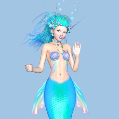 Deniz kızı 3d cg render