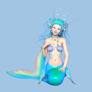 Deniz kızı 3d cg render