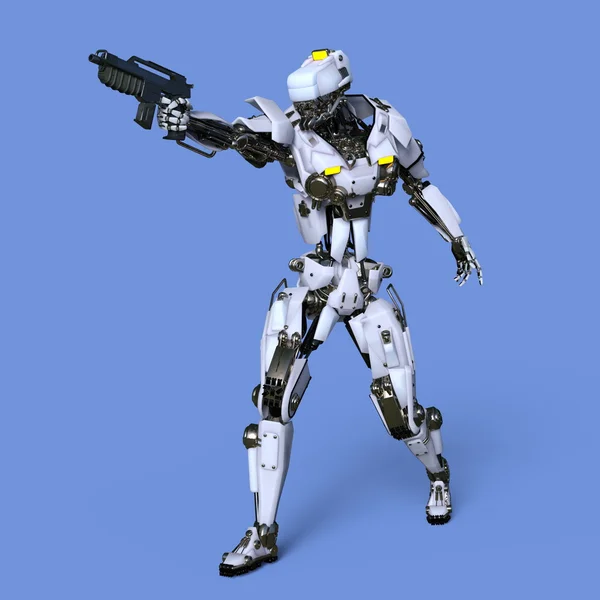 3D CG rendering of a robot — Stock Photo, Image