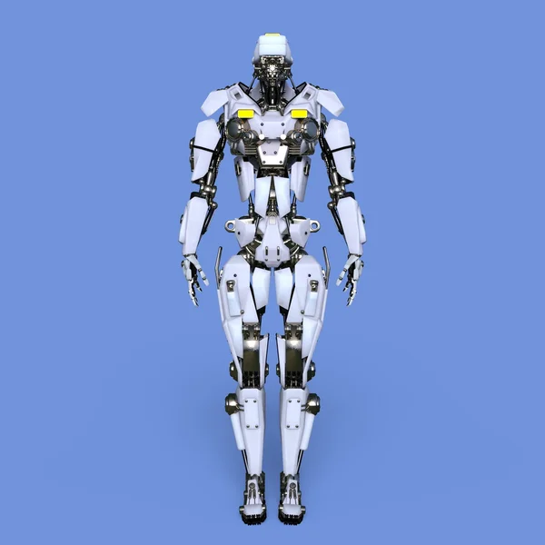 Renderowania 3D cg robota — Zdjęcie stockowe