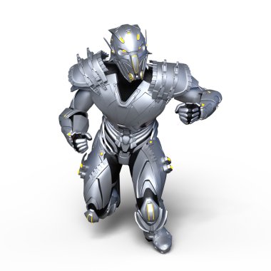 3d cg işleme bir robot