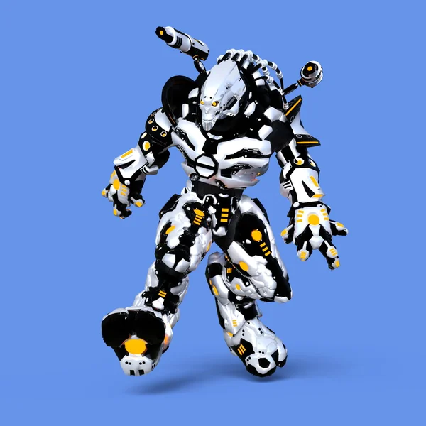 3D CG representación de un monstruo mecánico —  Fotos de Stock