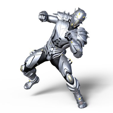 3d cg işleme bir robot