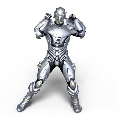 3d cg işleme bir robot