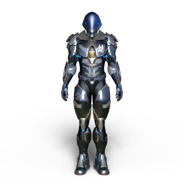 3d cg işleme bir robot