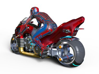 3d cg işleme süper bir kadın