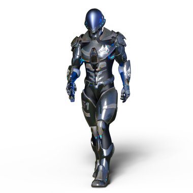 3d cg işleme bir robot