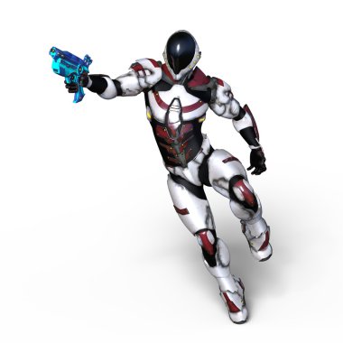 3d cg işleme bir robot