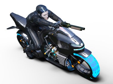 bir süper kahraman 3d cg render