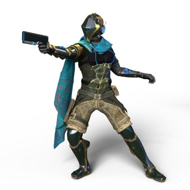 bir süper kahraman 3d cg render