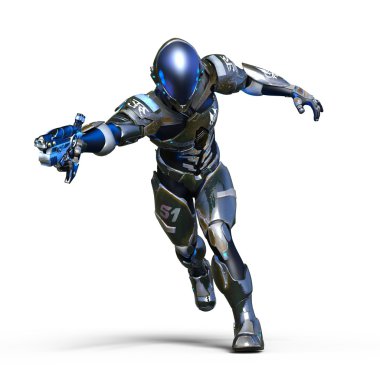 3d cg işleme bir robot