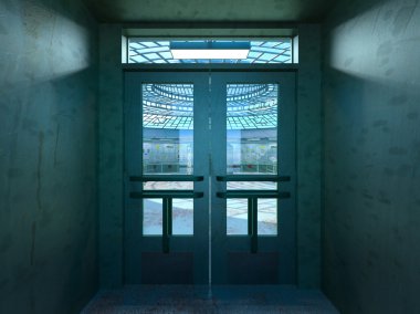 kontrol odası 3d cg render