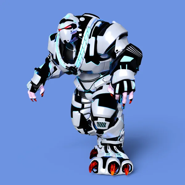 3D CG rendering of a mechanical monster — Stock Photo, Image