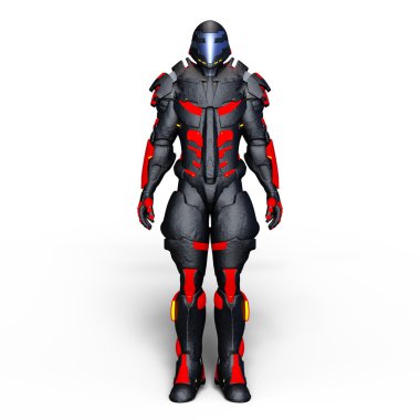 bir süper kahraman 3d cg render