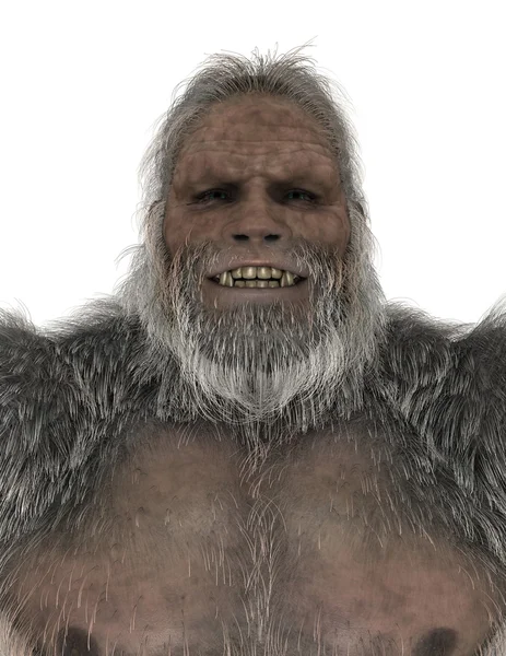 Representación 3D CG de un yeti — Foto de Stock