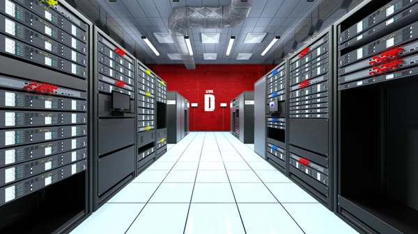 3D CG rendering of Supercomputing Center — Stock Photo, Image