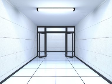 coriddor 3d cg render