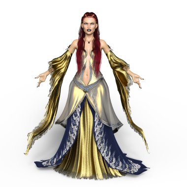 3d cg işleme bir prenses