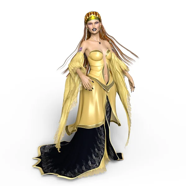 3D rendu 3D d'une princesse — Photo