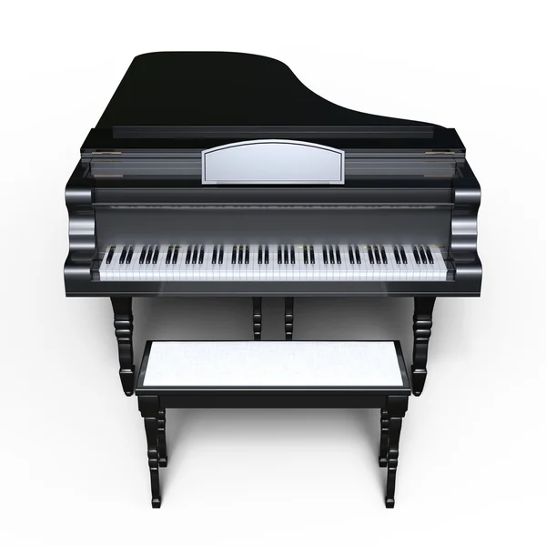 3D CG prestação de um piano de cauda — Fotografia de Stock