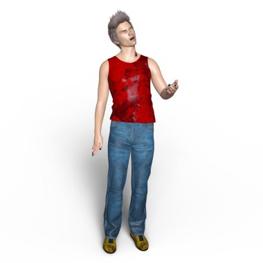 bir vampirin 3d cg işleme