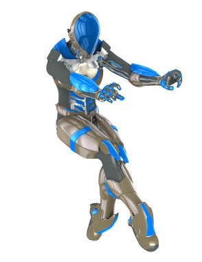 3d cg işleme bir robot