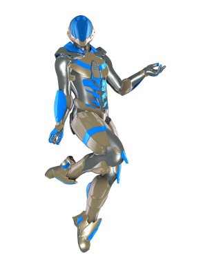 3d cg işleme bir robot