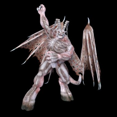 bir canavar 3d cg işleme