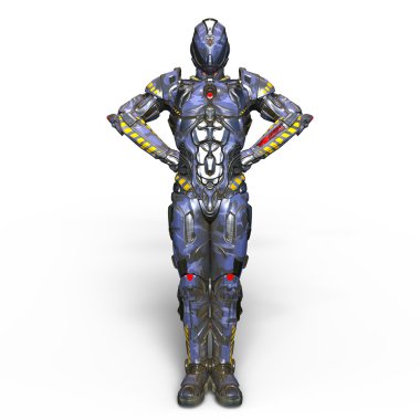 3d cg işleme bir robot