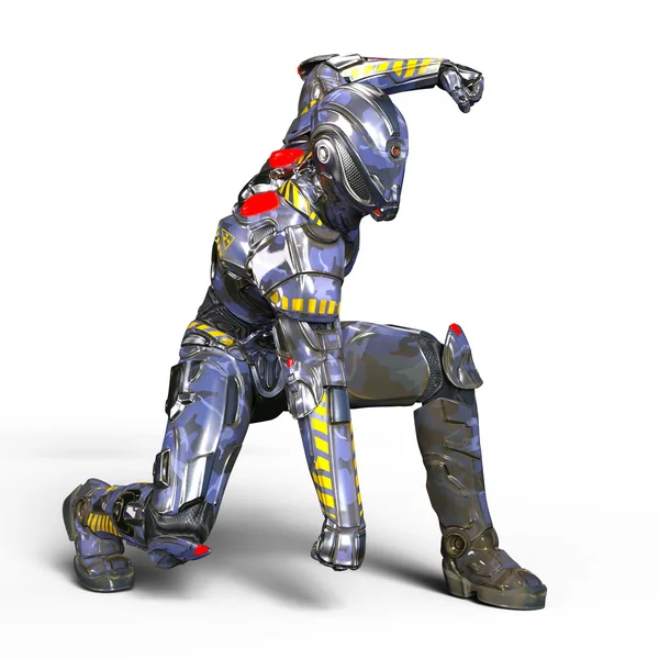 3D CG rendering of a robot — Stock Photo, Image