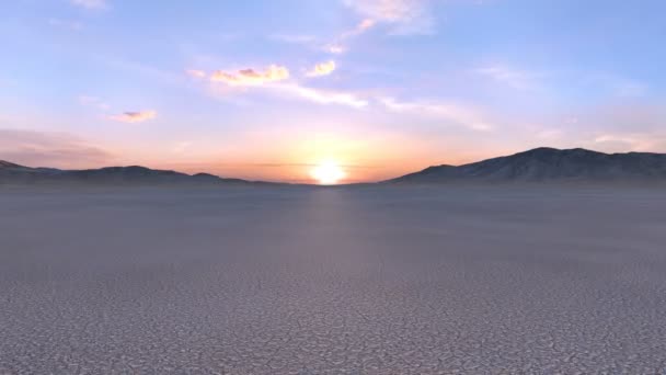 3D CG renderização do deserto — Vídeo de Stock