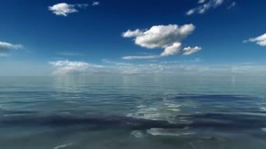 ufuk ve deniz 3d cg render