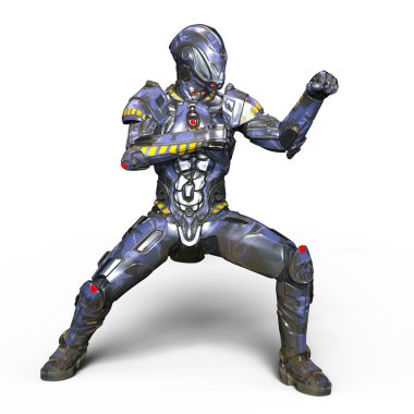 3d cg işleme bir robot