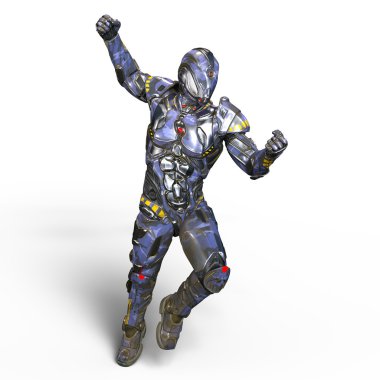 3d cg işleme bir robot