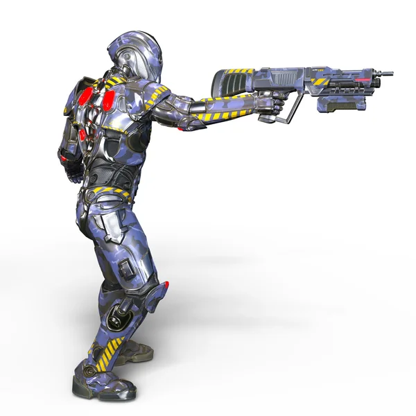 3D CG rendering of a robot — Stock Photo, Image