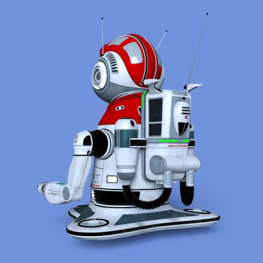 3d cg işleme bir robot