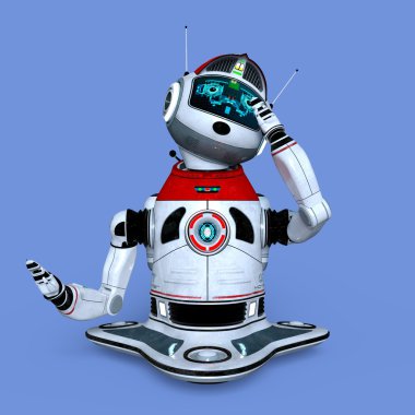 3d cg işleme bir robot