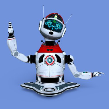 3d cg işleme bir robot