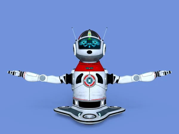 3D-cg rendering van een robot — Stockfoto