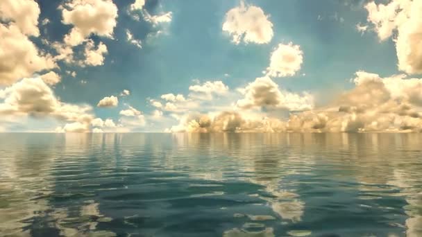 3D CG representación del horizonte — Vídeos de Stock