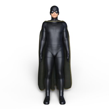 bir süper kahraman 3d cg render