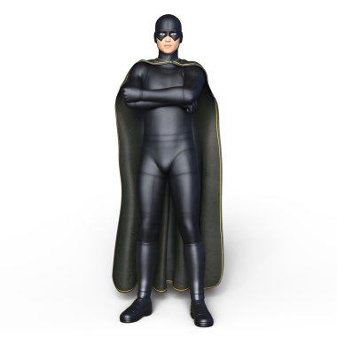 bir süper kahraman 3d cg render