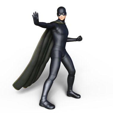 bir süper kahraman 3d cg render