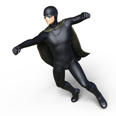 bir süper kahraman 3d cg render